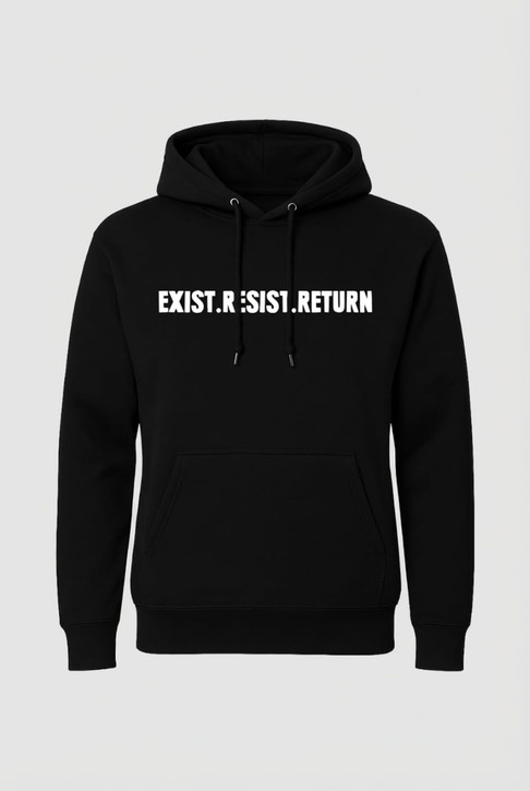 Exist Resist Return — Unisex Palestine Solidarity Hoodie