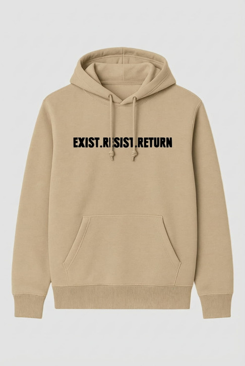 Exist Resist Return — Unisex Palestine Solidarity Hoodie