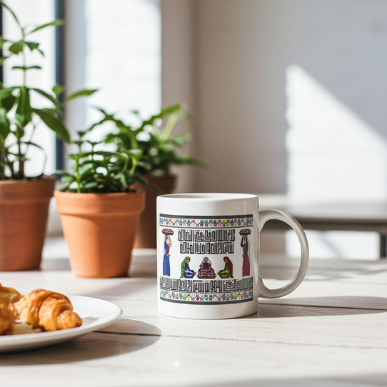 Palestinian Wedding | Palestine Wedding Pattern Coffee Mug