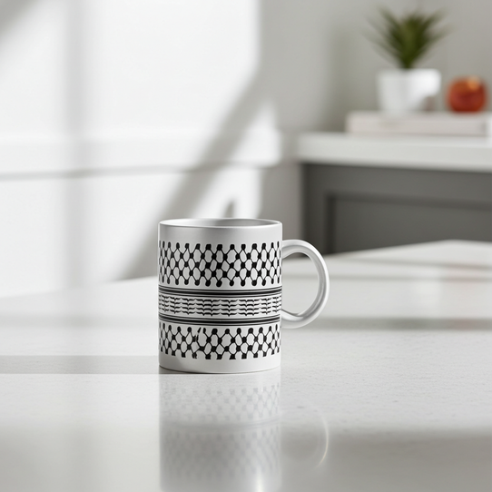 Palestinian keffiyeh | Palestine Pattern Coffee Mug
