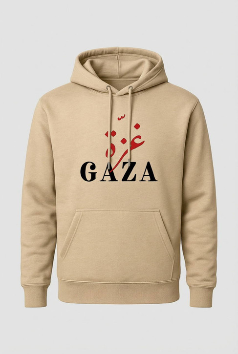 Gaza Solidarity Palestinian Hoodie — Unisex Heavyweight Fleece