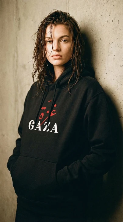 Butterfly Gaza Solidarity - Unisex Palestinian Hoodie