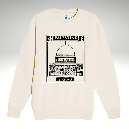 Butterfly Palestine Stamp Unisex Sweatshirt 