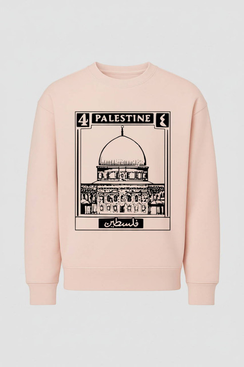 Palestine Stamp — Unisex Palestinian Heritage Sweatshirt