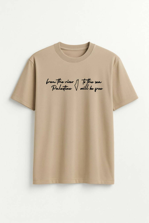 From the river to the sea - Unisex Heavyweight Tee