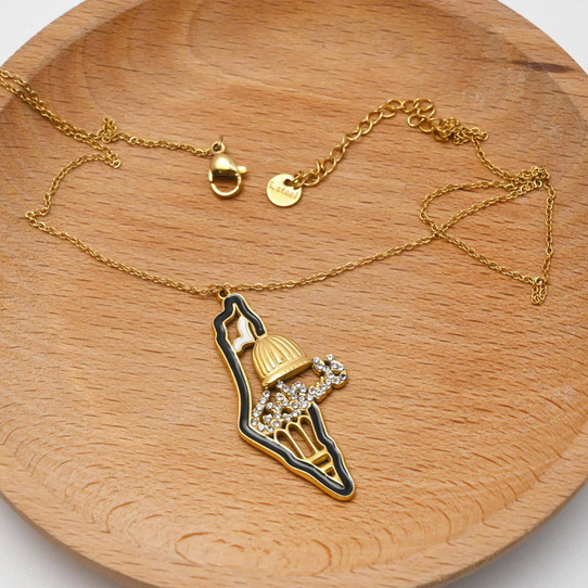 Al-Aqsa Mosque Pendant Necklace — Palestinian Heritage Jewelry