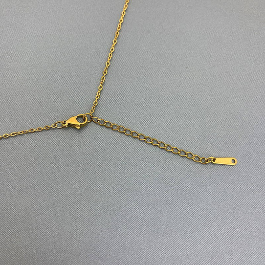 Geometric Palestine Map Pendant Necklace — Gold & Silver