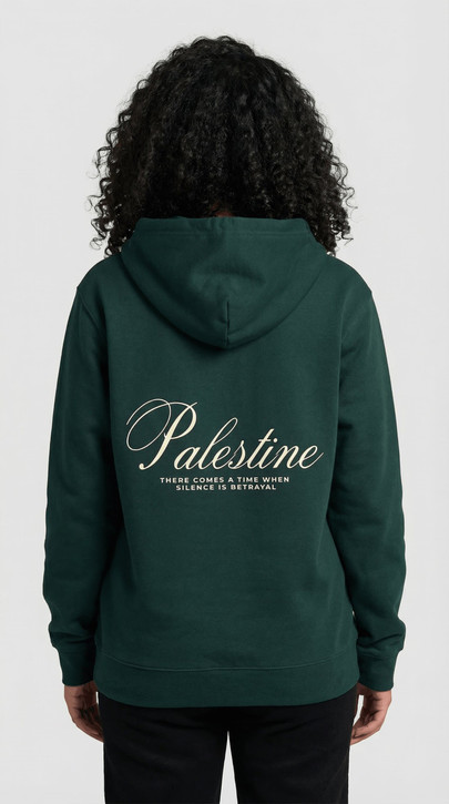 Sorry I'm Not Staying Silent — Unisex Palestine Hoodie