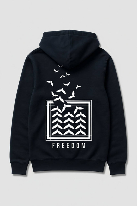 Freedom — Unisex Palestine Zip-Up Hoodie | Heavyweight Fleece