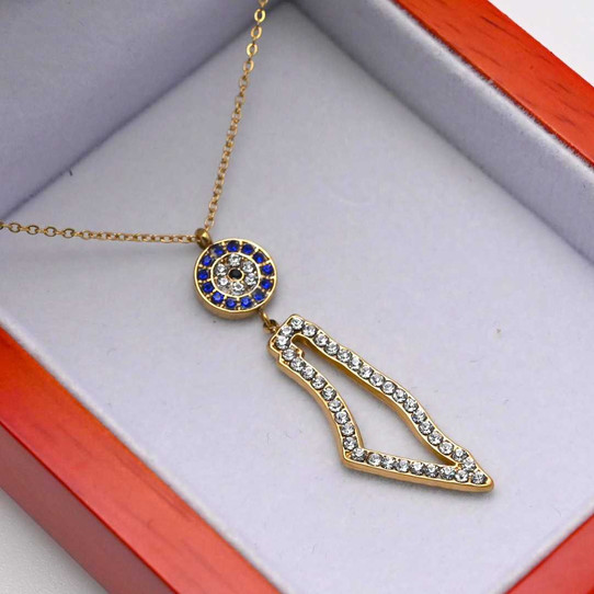 Butterfly Palestinian Guardian Circle Necklace Jewelry & Charms