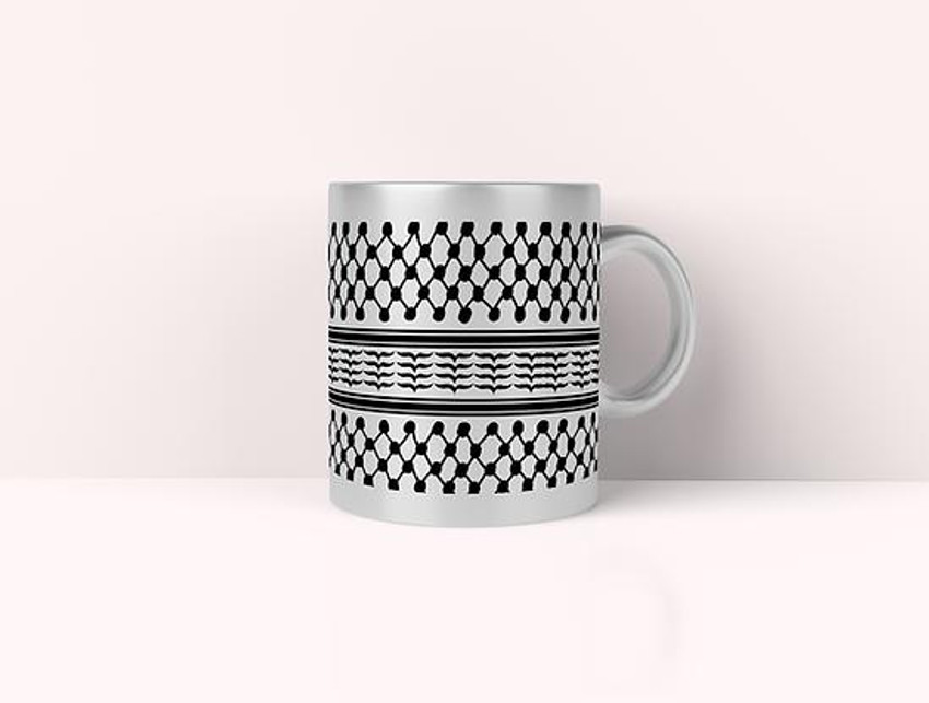 Butterfly Palestinian keffiyeh | Palestine Pattern Coffee Mug Butterfly Palestinian keffiyeh | Palestine Pattern Coffee Mug