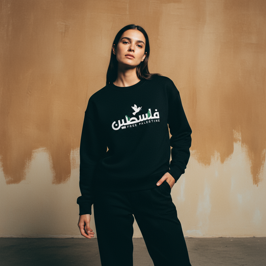 Free Palestine (Arabic) Unisex Sweatshirt