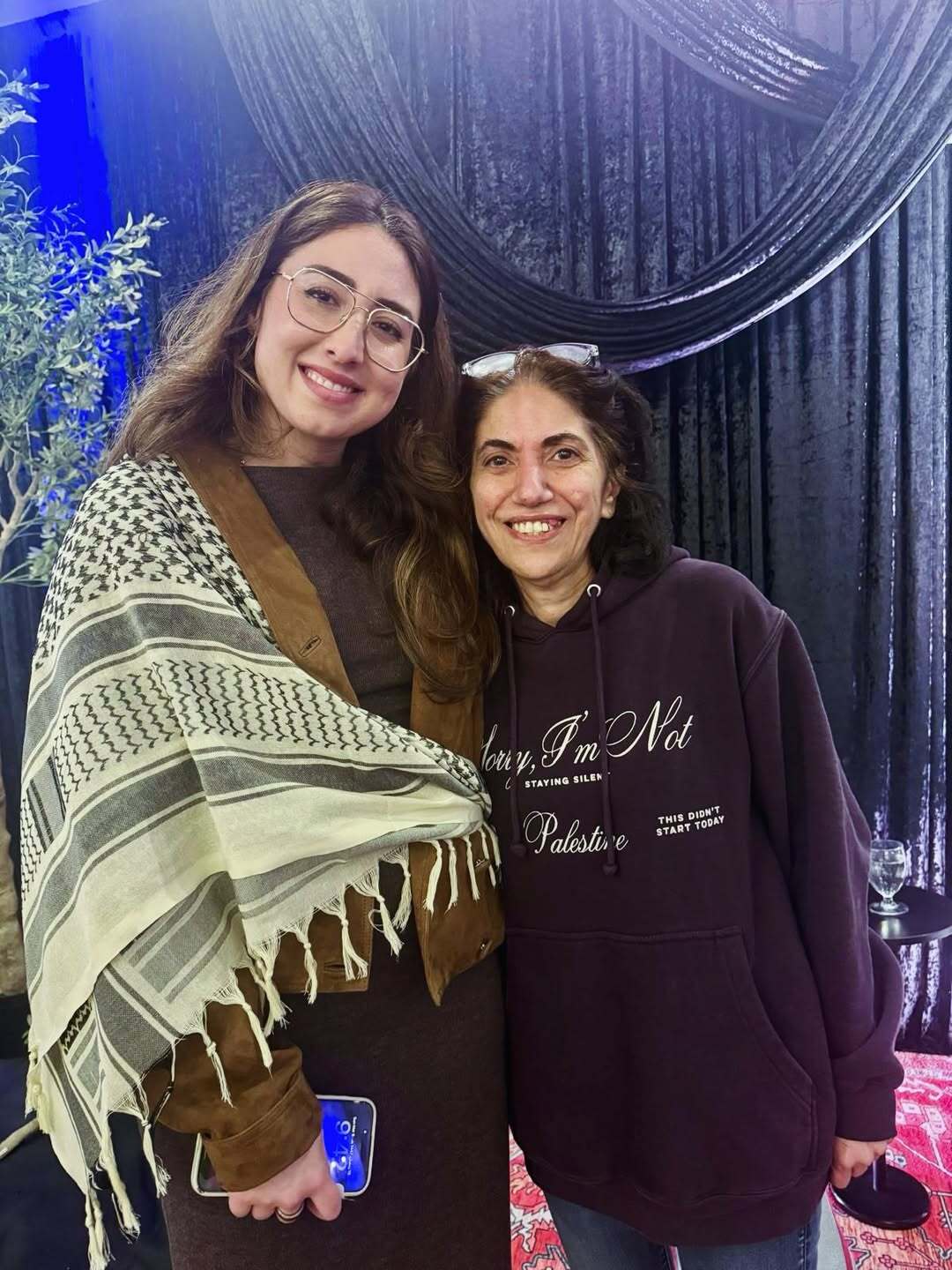 Customers at event wearing Butterfly Krafts