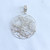 Scribble Silver Pendant