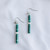 Malachite and Pearl Earrings