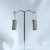 Rectangle Silver Earrings