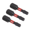 AK8217 TRX-Star T20 Impact Power Tool Bits 25mm - 3pc