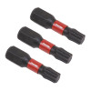 AK8219 TRX-Star T27 Impact Power Tool Bits 25mm - 3pc