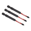 AK8254 Phillips #1 Impact Power Tool Bits 75mm - 3pc