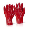 Beeswift PVC Gauntlet Red