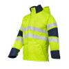ProGARM 9720 Lightweight Waterproof Jacket Hi-Vis Yellow/Navy