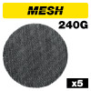 Trend Mesh Random Orbital Sanding Disc 5pc 150mm 240 Grit