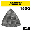 Trend Mesh Delta Sanding Sheet 5pc 93mm 150 Grit
