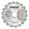 Trend Wood Cordless Circular Saw Blade 125mm x 20mm x 18T