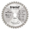Trend Wood Cordless Circular Saw Blade 140mm x 20mm x 36T