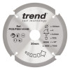 Trend PCD Fibre Cement Circular Saw Blade 184mm x 30mm x 4T