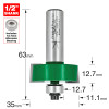 Trend Self Guided Rebater 35mm diameter x 12.7mm Cut