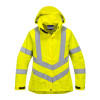 Portwest LW70 Hi-Vis Women's Breathable Rain Jacket Portwest LW70 Hi-Vis Women's Breathable Rain Jacket