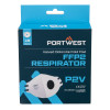 Portwest P210 FFP2 Valved Dolomite Fold Flat Respirator (Pk3)