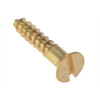 8 x 1 Brass Slot Csk Woodscrew (200)