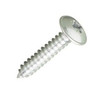 8 x 3/8 Pozi Flange AB Self Tap Screw Zinc (1000)