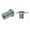 M4 x 11.6mm Flange Head Plain Body Rivet Nut (100)