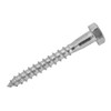 M8 x 80 Hex Head Coach Screw Zinc