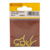 25mm Electro Brassed Unshouldered Cup Hook (5)