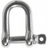 25mm 1in Commercial 'D' Shackle Zinc