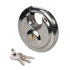90mm St/St Disc Padlock