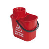 Professional Bucket & Wringer 15ltr Red