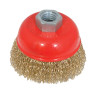 75mm Brassed Steel Crimp Cup Brush