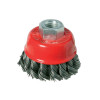 65mm Twist Knot Bowl Wire Cup Brush