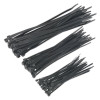 CT75B Cable Tie Assorted Black Pack of 75