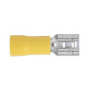YT13 Push-On Terminal 6.3mm Female Yellow Pack 100