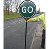 Plastic Stop/Go Lollipop Sign