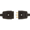 Permaplug Lead Connectors 2-Pin Black (2)