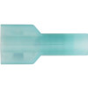 Fully Insulated Blue Push On Male 6.3mm (100)