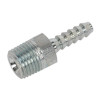 AC38 Screw Tailpiece Male 1/4in BSPT 3/16in Hose 5pce