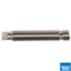 4.5mm 1/4in Hex Plain Slot Bit 75mm Long x 2